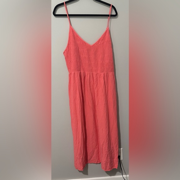 Wild Fable Coral Maxi Dress Sz XXL - Picture 2 of 7